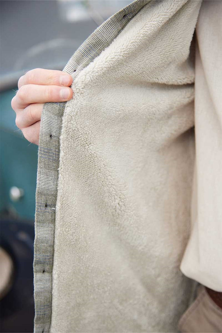Moss Plaid Fleece Lined Flannel Shirt LV41