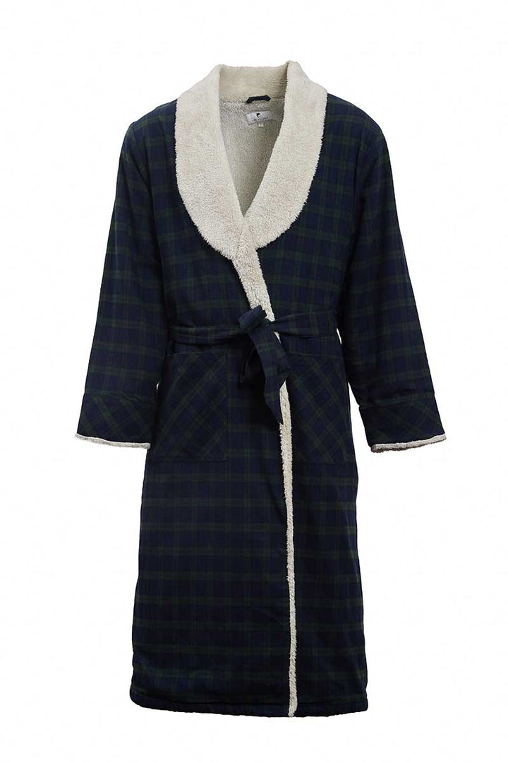 Lined Blackwatch Flannel Robe LV6