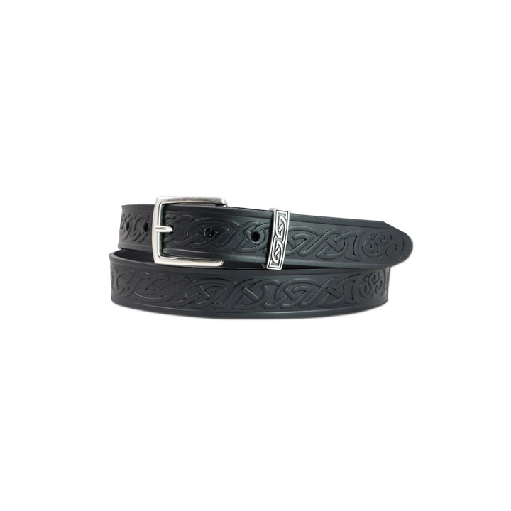 Black Leather Teltin Belt LR 1198