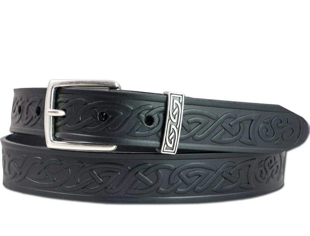 Black Leather Teltin Belt LR 1198