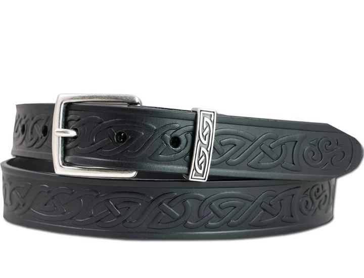 Black Leather Teltin Belt LR 1198