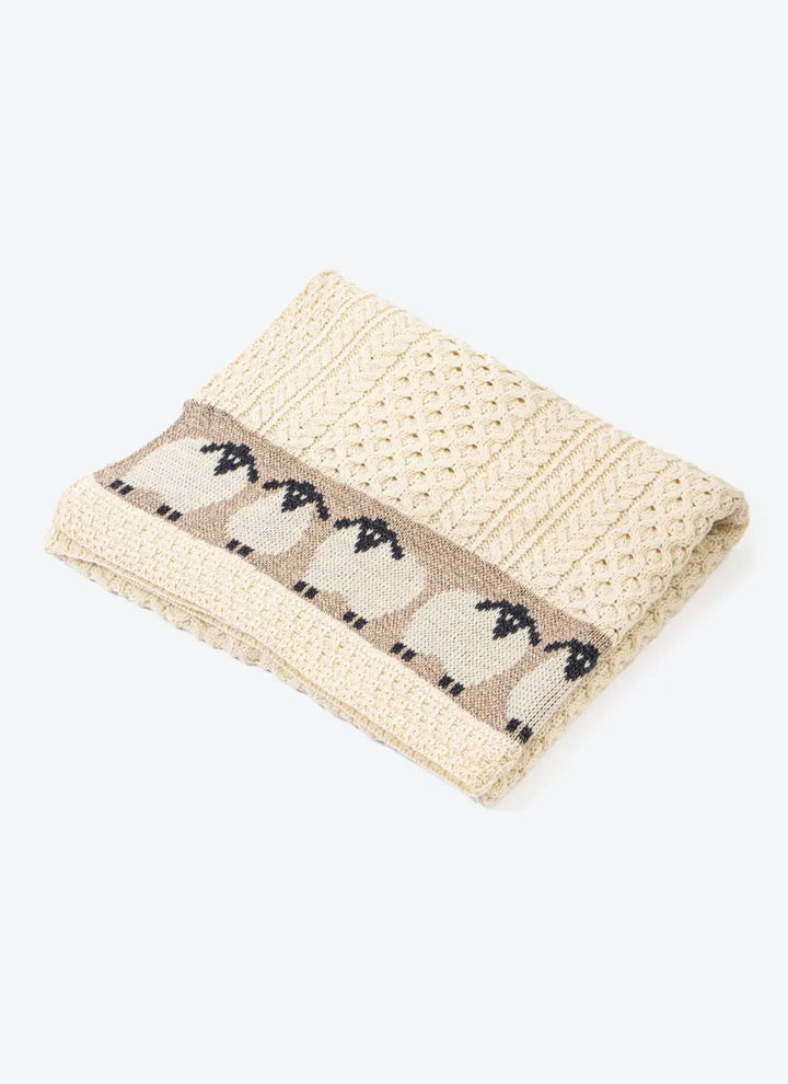 Sheep Border Throw B157