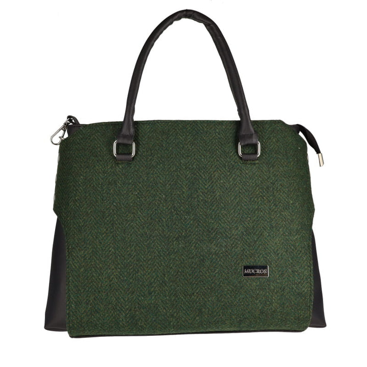 Solid Green Herringbone Emily Bag 70