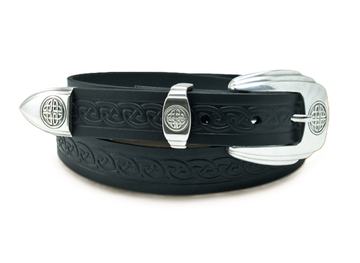 Black Leather Ferdia Belt LR 3029