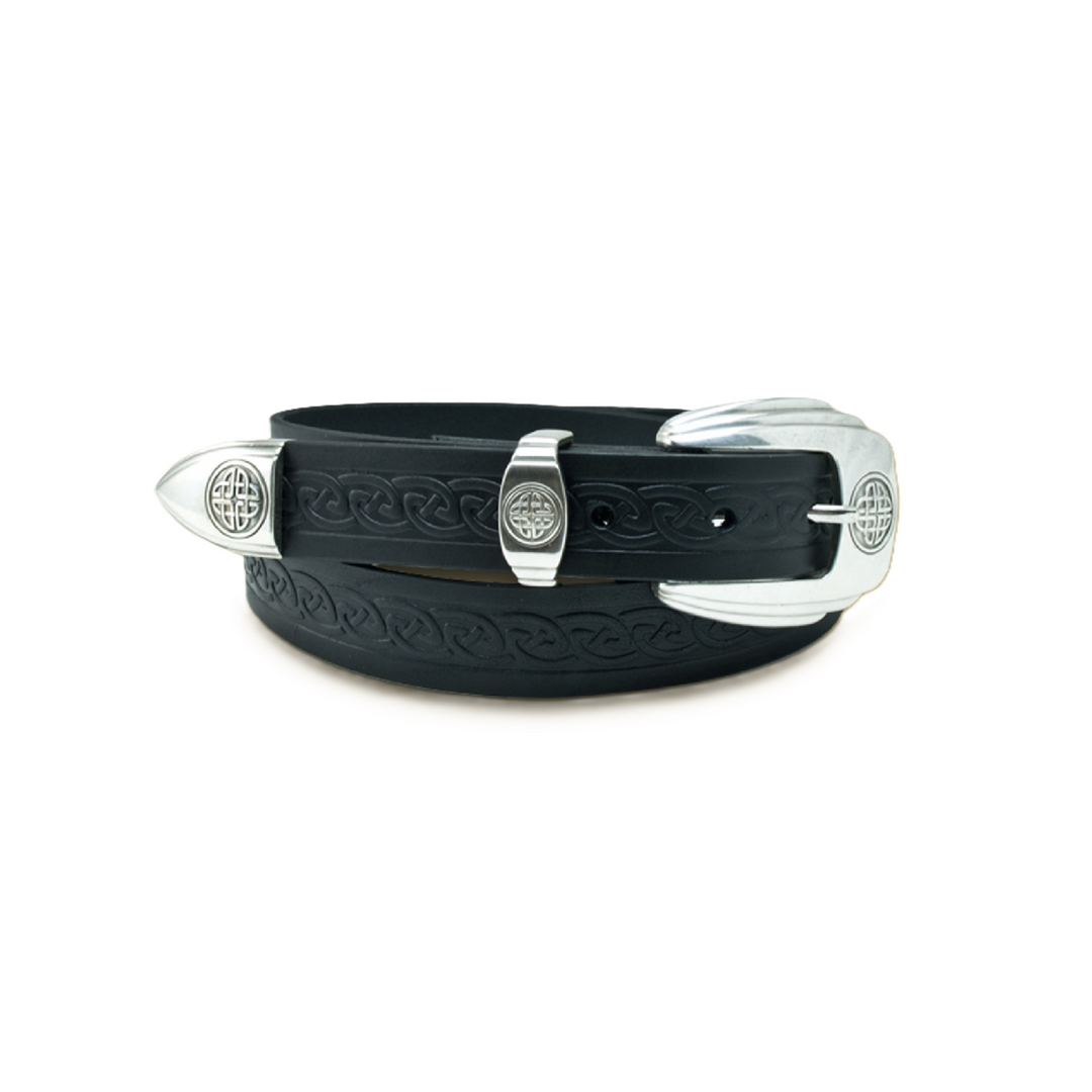 Black Leather Ferdia Belt LR 3029