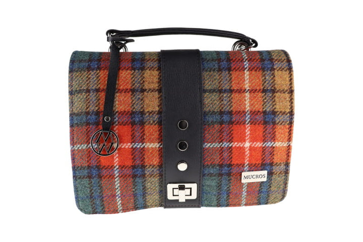Teal and Rust Plaid Fiona Bag 60