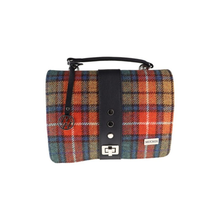 Teal and Rust Plaid Fiona Bag 60