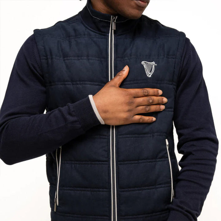 Guinness Quilted Full Zip Vest G6062