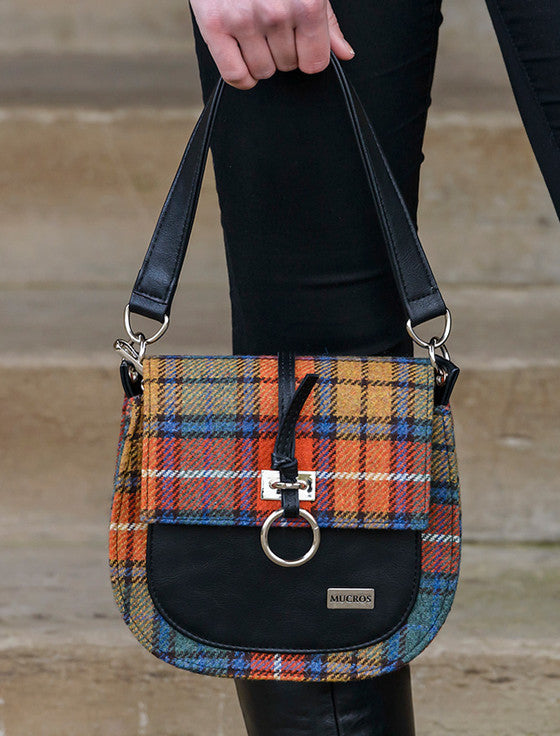 Teal and Rust Plaid Grace Bag 60