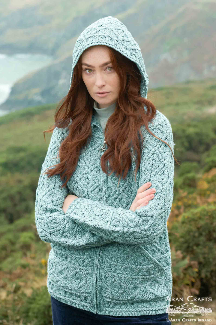 Skellig Hooded Zip Cardigan Mermaid (HD5001)