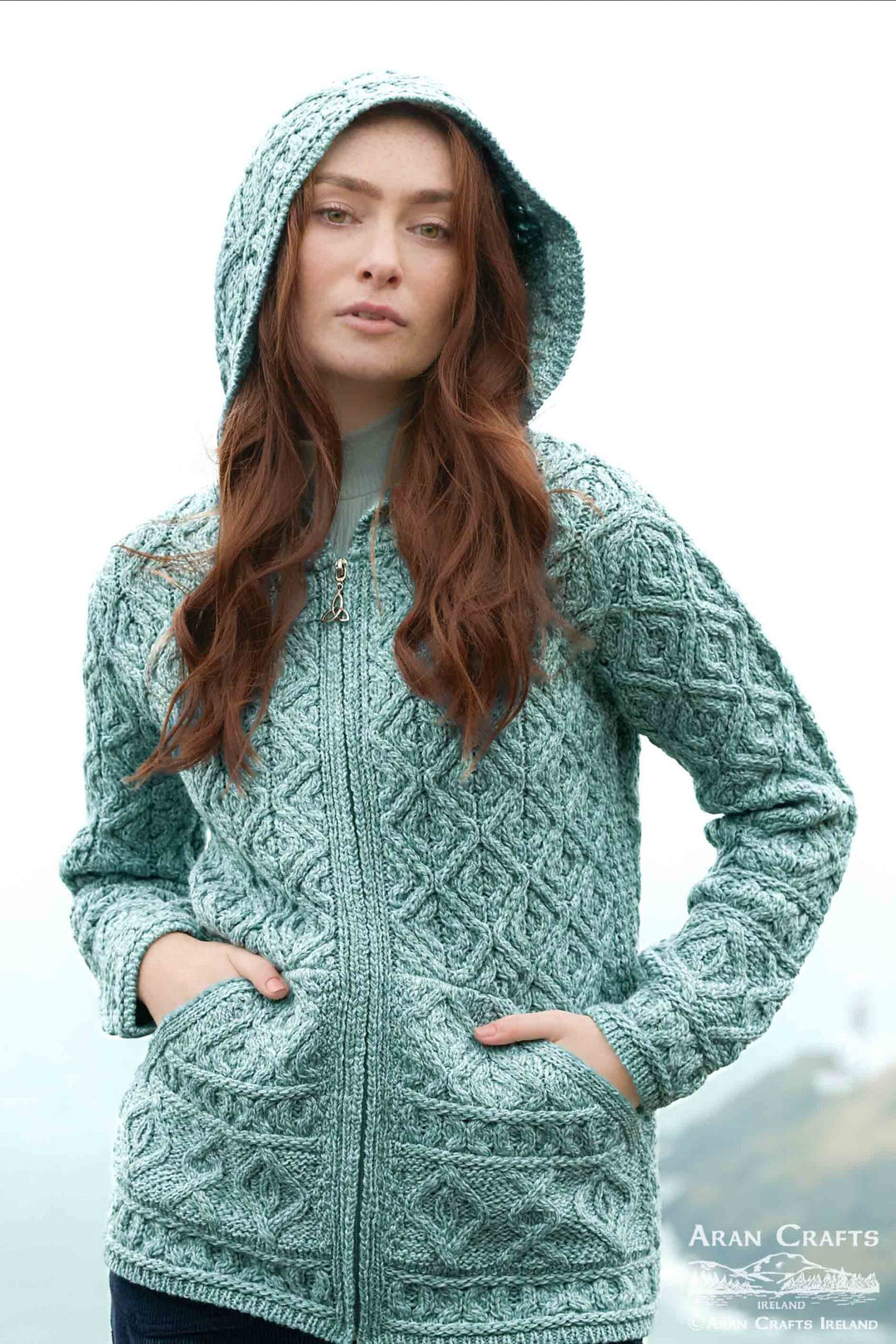 Skellig Hooded Zip Cardigan Mermaid (HD5001)