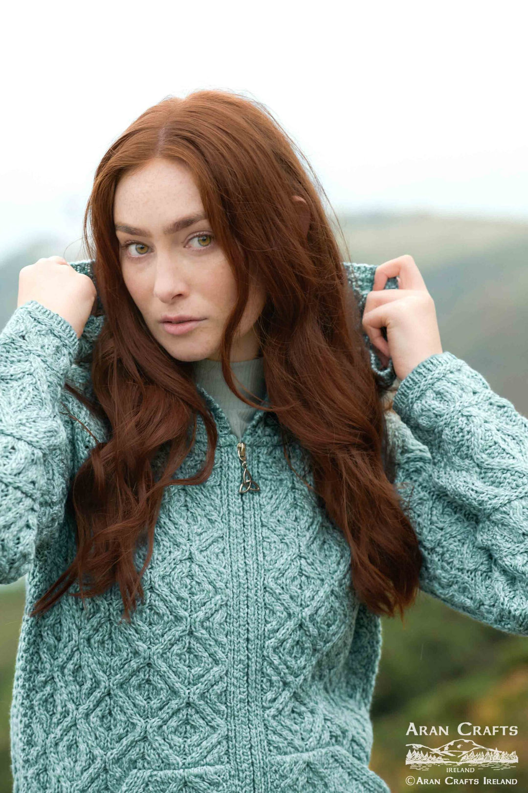 Skellig Hooded Zip Cardigan Mermaid (HD5001)