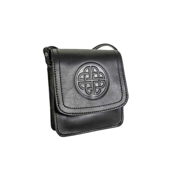 Morrigan Leather Black Bag
