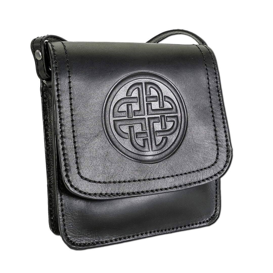Morrigan Leather Black Bag