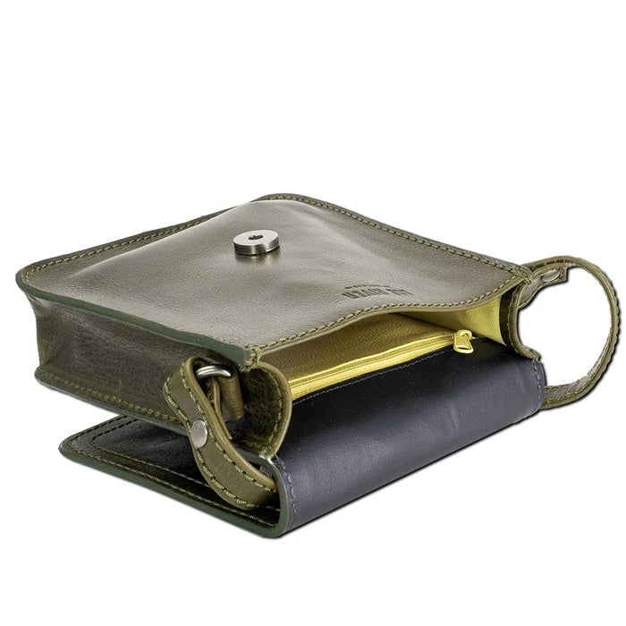 Morrigan Leather Green Bag