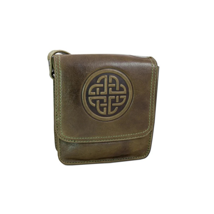 Morrigan Leather Green Bag