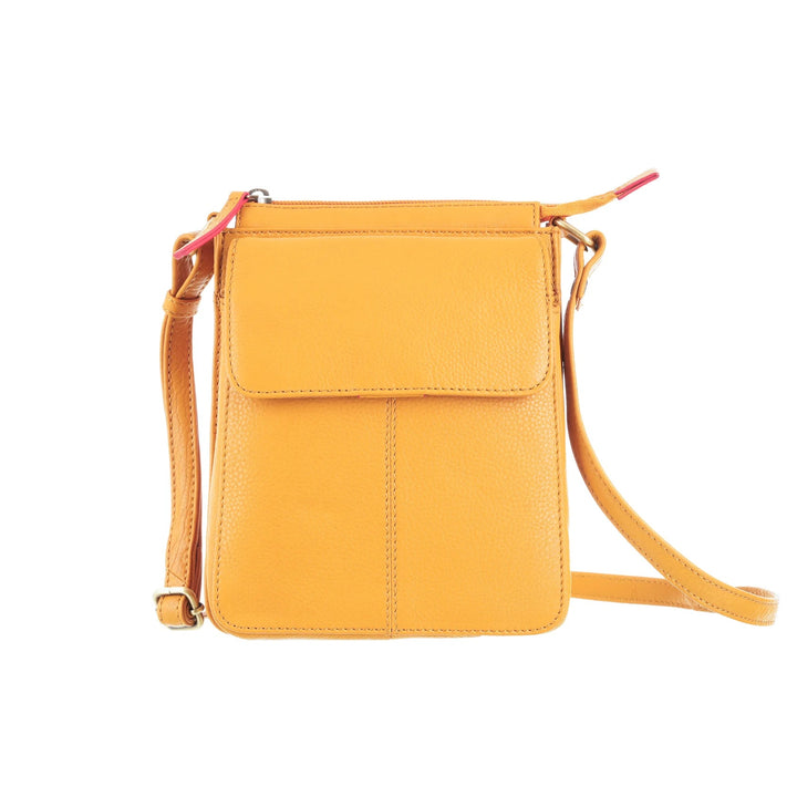 Soft Leather Mustard Yellow Pup Bag TK10649M