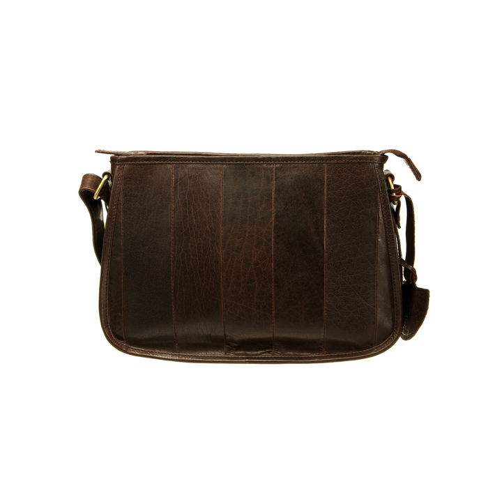 Brown Soft Leather Stripy Bag TK10466