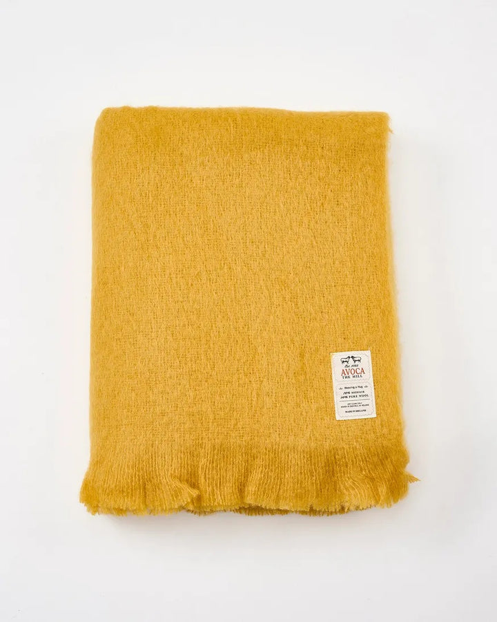 Amber Avoca Mohair Throw