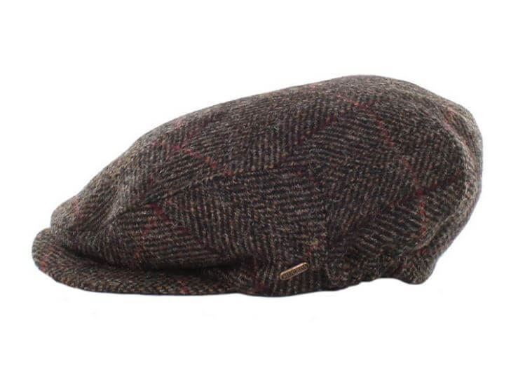 Kerry Cap - 335-1 Brown and Wine Plaid