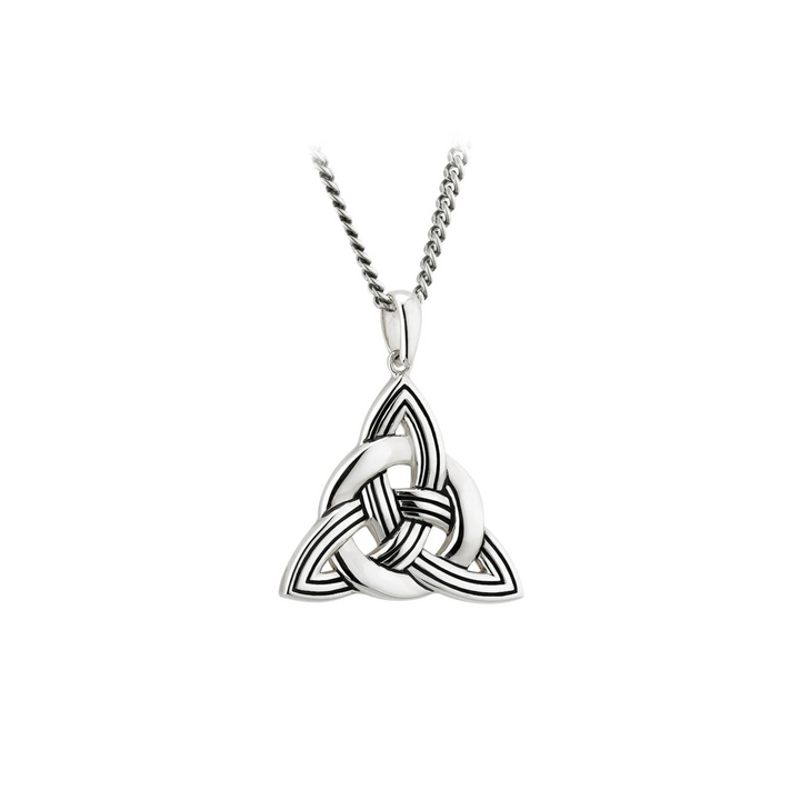 Large Sterling Silver Celtic Knot Pendant S46372