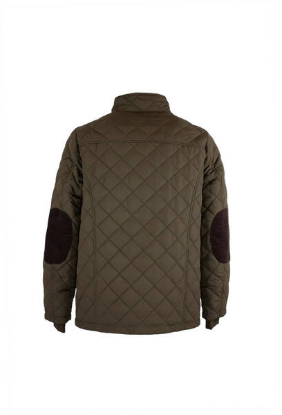 Men's Olive Quilted Aron Jacket MJ003