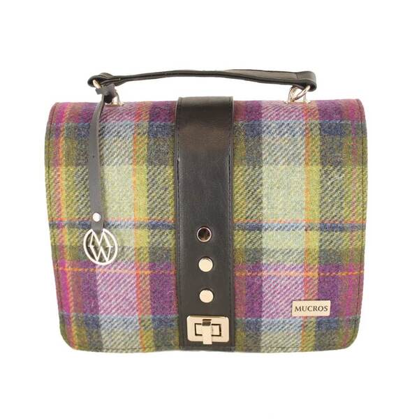Purple and Green Plaid Fiona Handbag 574-1