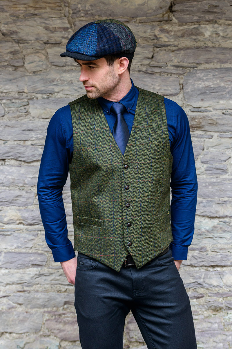 Green Tweed Waistcoat 27
