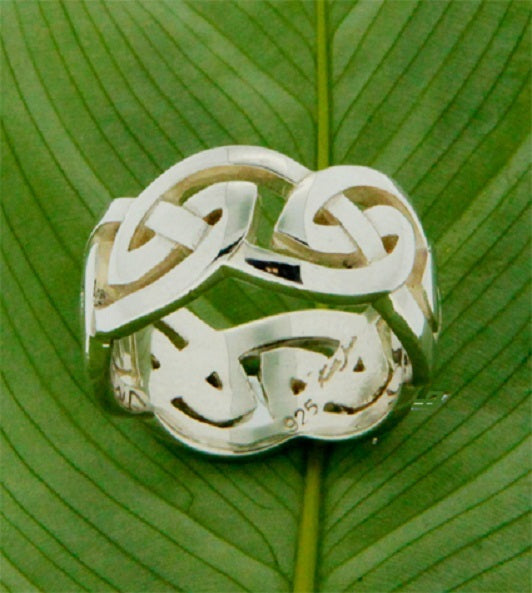 Sterling Silver Celtic Knot Ring PRS10500