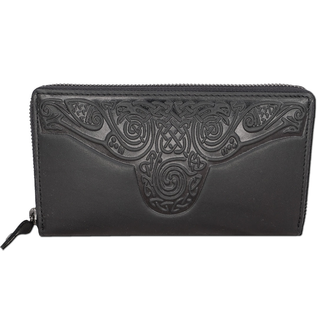 Black Leather Roisin Wallet