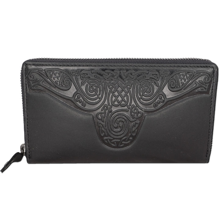Black Leather Roisin Wallet