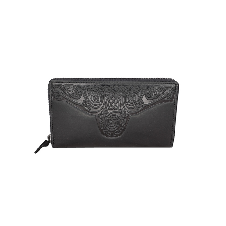 Black Leather Roisin Wallet