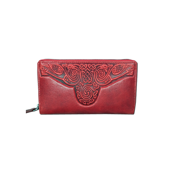 Red Leather Roisin Wallet