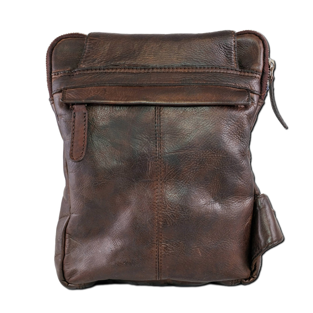 Brown Leather Sling Bag