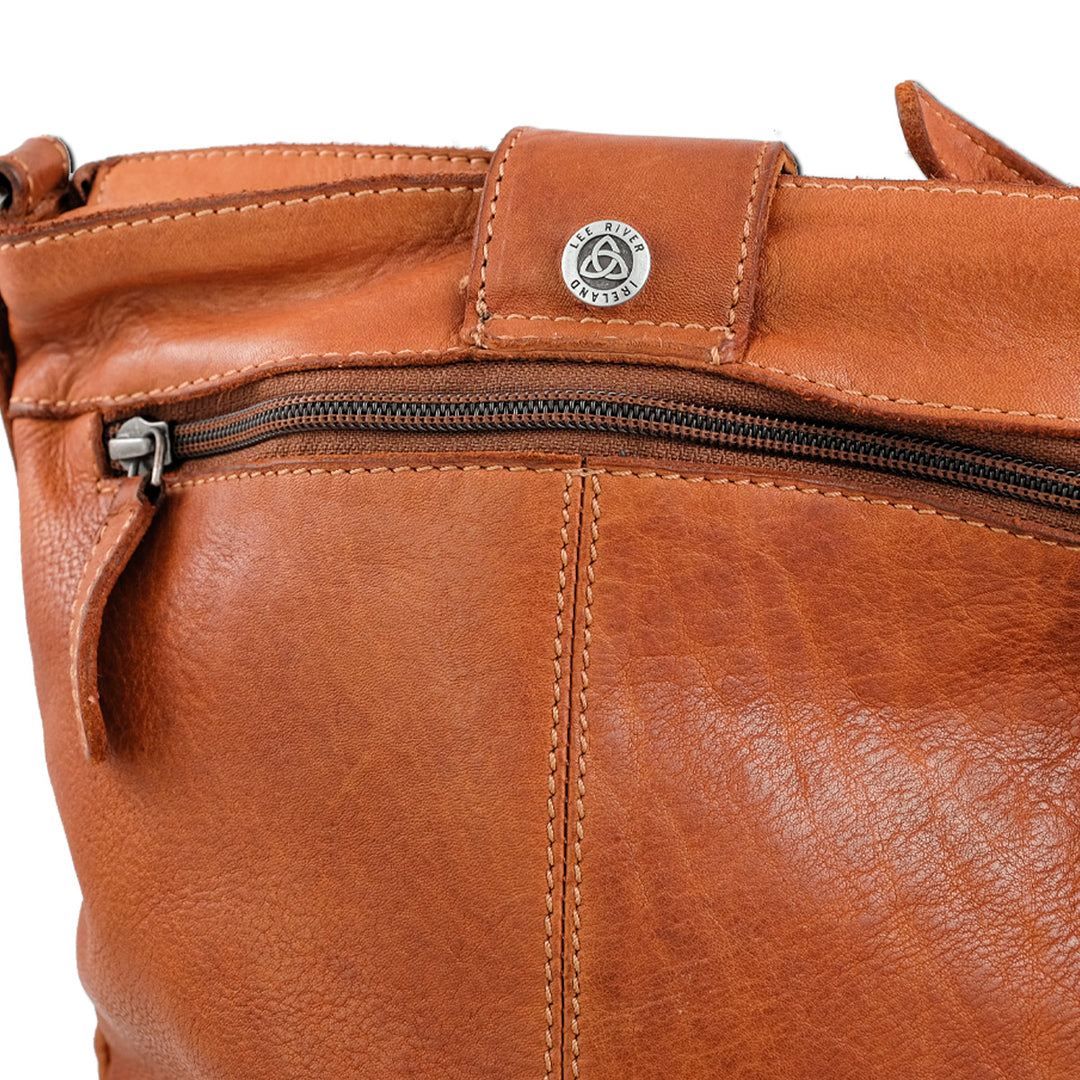 Tan Leather Torc Bag