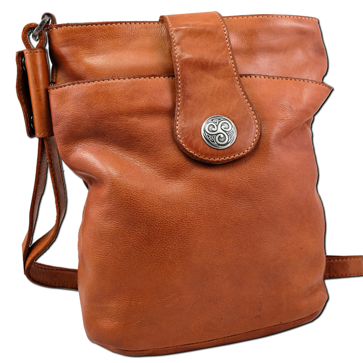 Tan Leather Torc Bag