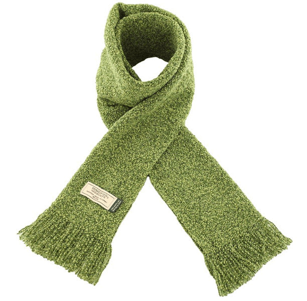 Solid Green Skellig Scarf V8
