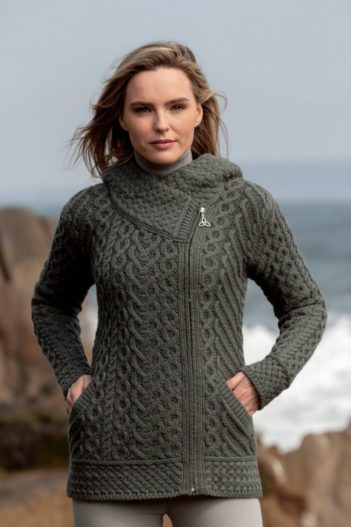Heart Design Hooded Cardigan Thundra (HD4916)