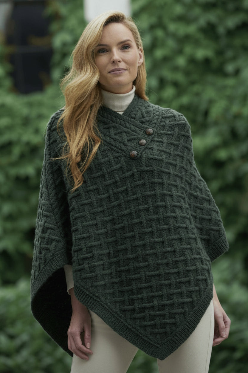 Button Poncho (N101)
