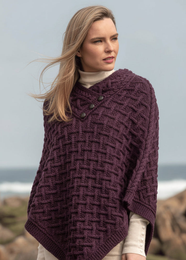 Button Poncho (N101)