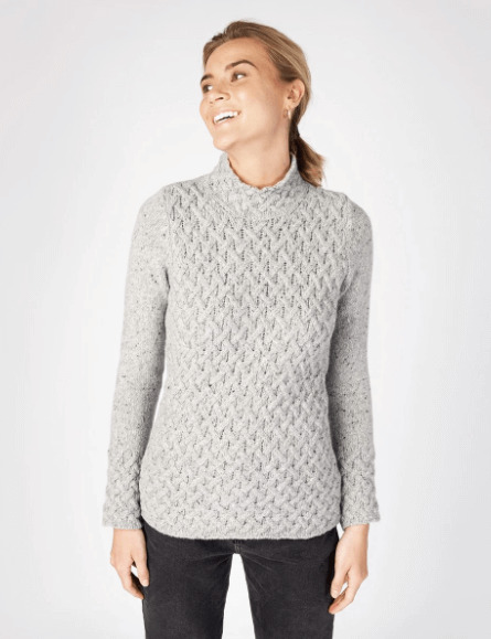Trellis Sweater (641) Light Grey