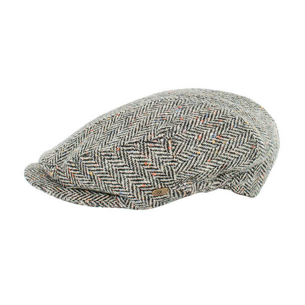 Kerry Cap - 01 Grey Herringbone