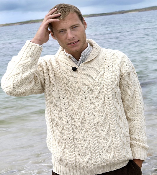 Shawl Collar Sweater (4177)