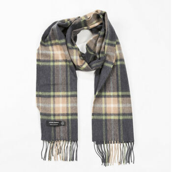 192 Beige Green Check