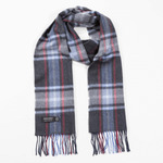 191 - Charcoal, Blue & Red Plaid